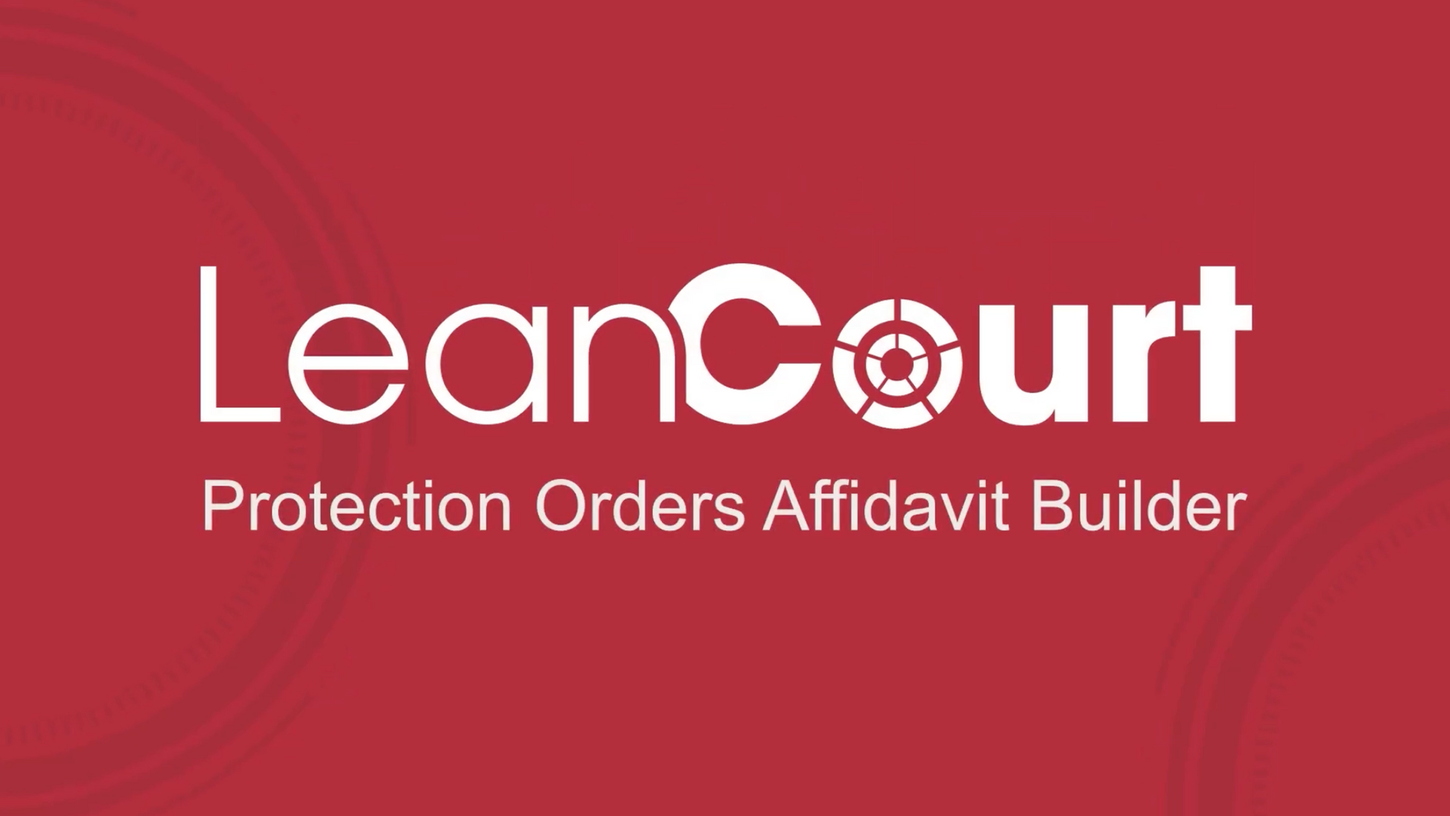 LeanCourt's Protection Order Affidavit Builder with Safe AI